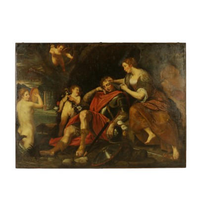 Domenico Fiasella (ambito di), Rinaldo e Armida