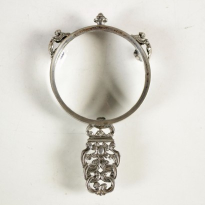 di mano in mano, lente di ingrandimento in argento, lente di ingrandimento, lente di ingrandimento antica, lente di ingrandimento antiquariato, lente antica, lente antiquariato, lente 900, lente di ingrandimento 900