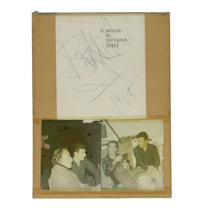 Photo et autographe de Salvador Dali