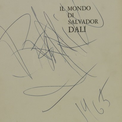 Photo et autographe de Salvador Dali
