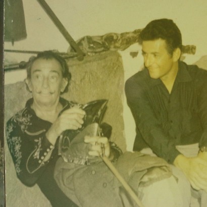 Photo et autographe de Salvador Dali