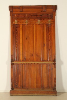 bottega del 900, liberty, appendiabiti stile liberty, appendiabiti larice, appendiabiti inizi 900, appendiabiti 900, appendiabiti italia, appendiabiti