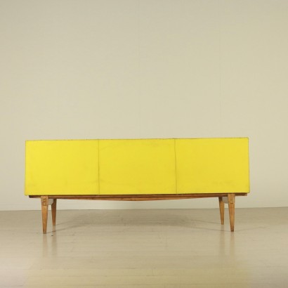 di mano in mano, divano anni 50, anni 50, divano vintage, vintage anni 50, seduta vintage, seduta di modernariato, divano in faggio, divano giallo, divano di modernariato