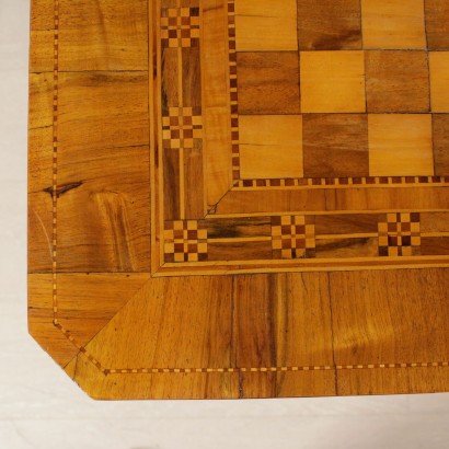 Tavolino da gioco Sorrentino - particolare