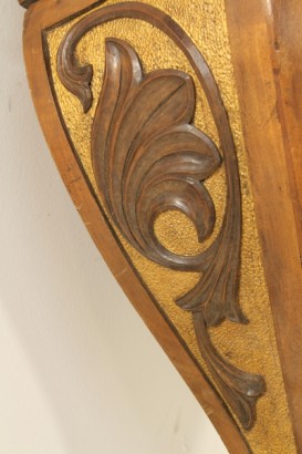 Bottega del 900, libertad, ángulo, Italia Art Nouveau 900 nogal, ángulo, angular anguloso, angular