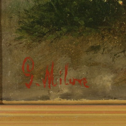 Pastorella con gregge di Giovanni Milone