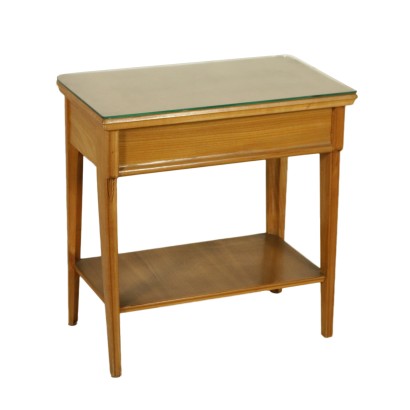 {* $ 0 $ *}, 50er-Jahre-Nachttisch, 1950er-Jahre, Vintage-Nachttisch, moderner antiker Nachttisch, 1950er-Jahrgang, italienischer Vintage, italienische moderne Antiquitäten
