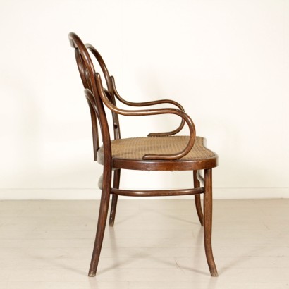 {* $ 0 $ *}, causeuse style thonet, canapé thonet, canapé en hêtre cintré, canapé en hêtre cintré, canapé autrichien, canapé 900