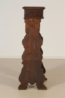 Bottega del 900, neo-Renaissance, neo-Baroque flower stands, plant pot planter pot early 900, 900 walnut, plant pot, Italy