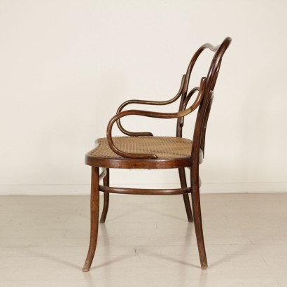 {* $ 0 $ *}, causeuse style thonet, canapé thonet, canapé en hêtre cintré, canapé en hêtre cintré, canapé autrichien, canapé 900