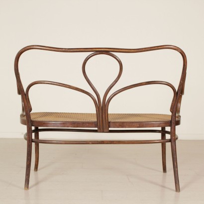 {* $ 0 $ *}, causeuse style thonet, canapé thonet, canapé en hêtre cintré, canapé en hêtre cintré, canapé autrichien, canapé 900