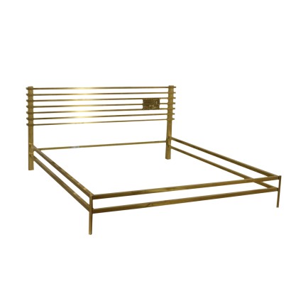 di mano in mano, letto frigerio, design frigerio, letto in ottone, letto di modernariato, letto modernariato, letto anni 60, struttura letto matrimoniale, letto matrimoniale di modernariato, letto vintage anni 60, letto modernariato anni 60