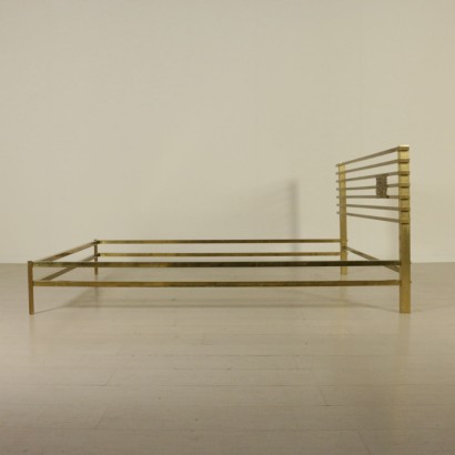 di mano in mano, letto frigerio, design frigerio, letto in ottone, letto di modernariato, letto modernariato, letto anni 60, struttura letto matrimoniale, letto matrimoniale di modernariato, letto vintage anni 60, letto modernariato anni 60