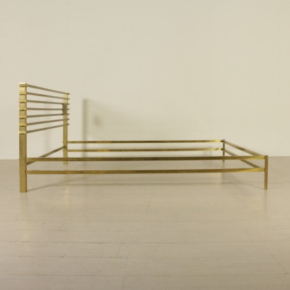 di mano in mano, letto frigerio, design frigerio, letto in ottone, letto di modernariato, letto modernariato, letto anni 60, struttura letto matrimoniale, letto matrimoniale di modernariato, letto vintage anni 60, letto modernariato anni 60