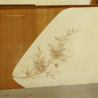 {* $ 0 $ *}, 50er-60er Jahre Bett, Doppelbett, 50er Jahre Bett, 60er Jahre Bett, Vintage Bett, Vintage Doppelbett, modernes Bett, modernes Doppelbett, 50er, 60er Jahre