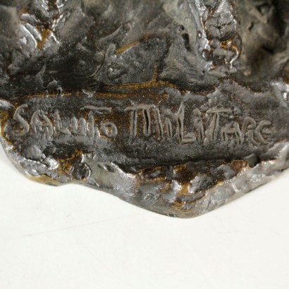 Scultura in bronzo, Lina Arpesani-particolare