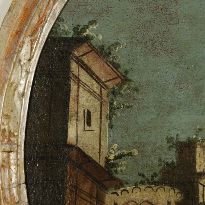 Paesaggio con architetture e figure