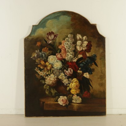 Coppia di nature morte floreali
