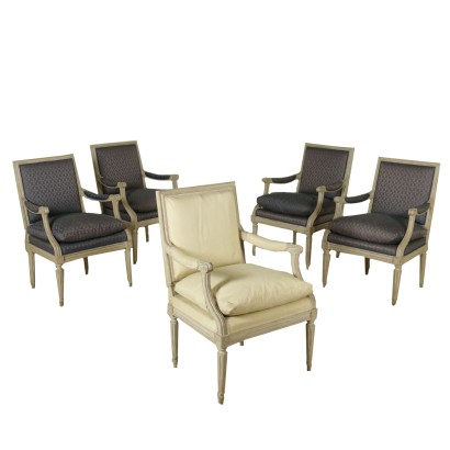 Gruppo di Poltrone Neoclassiche