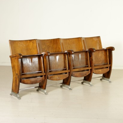 {* $ 0 $ *}, Kinostühle, Kinositze, Reihe von Sesseln, Stuhlreihe, 1960er Jahre Kino, Kino Sessel, Reihe von Vintage - Stühle, Reihe der modernen antiken Stühlen, Kinostühle, Kino Sessel, Reihe von Vintage - Sessel, Reihe moderner Sessel, Klappsitz, Stühle mit Klappsitz, Klappstuhl
