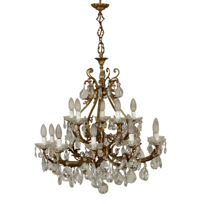 Lampadario a dieci bracci