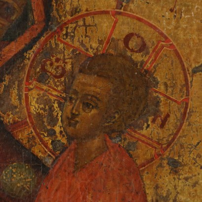 Icona, Madonna Odighitria-particolare