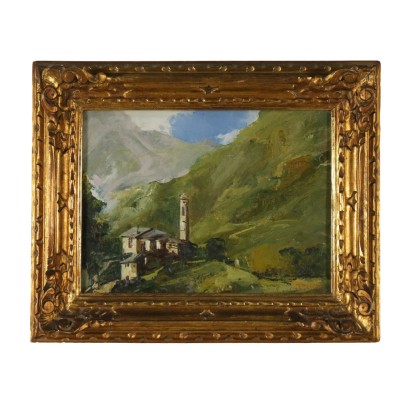 The mountain landscape of Mario Pobbiati