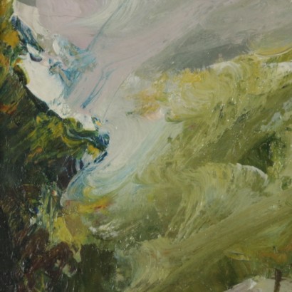 The mountain landscape of Mario Pobbiati-particular
