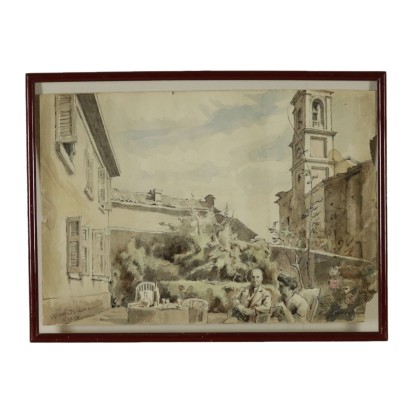 Acquarello di Nicola Aleksandrovic Benois