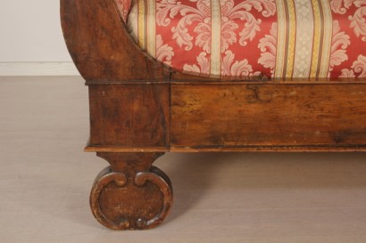 Divano stile Luigi Filippo