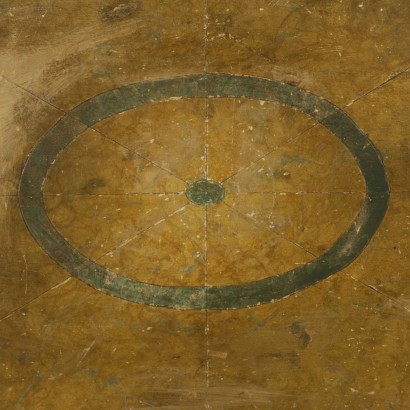 Tavolo laccato-particolare