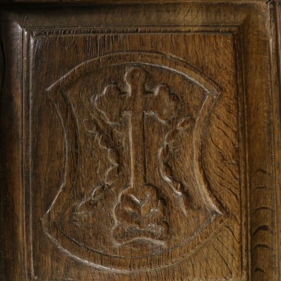 Cassapanca apribile sul fronte-particolare