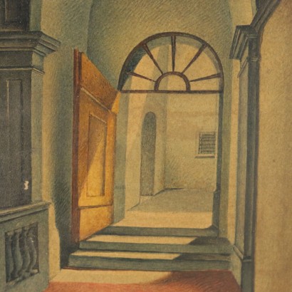 Una visión del Interior de la Capilla-detalle