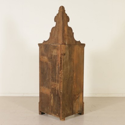 Antiquitäten, Eckschrank, antike Eckschränke, antiker Eckschrank, alter italienischer Eckschrank, antiker Eckschrank, neoklassizistischer Eckschrank, 19. Jahrhundert Eckschrank