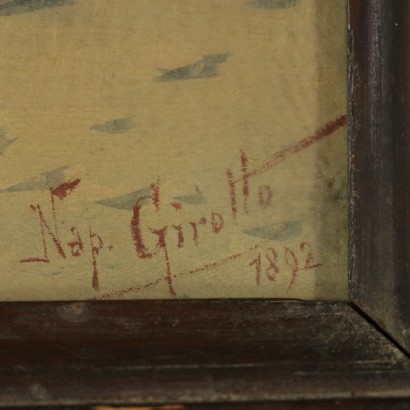 Dipinto di Napoleone Girotto-particolare