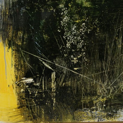 Paesaggio di Antonio Pedretti-particolare
