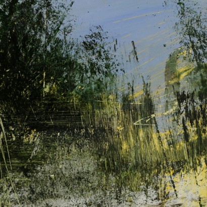 Paesaggio di Antonio Pedretti-particolare