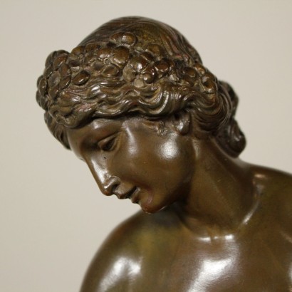 Bronzo di fanciulla-particolare