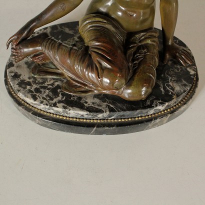 Bronzo di fanciulla-particolare