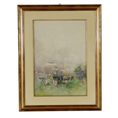 Paesaggio con Contadini al Lavoro