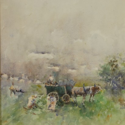 Paesaggio di Paolo Sala-particolare