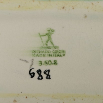 Coppia di vasi San Cristoforo-particolare