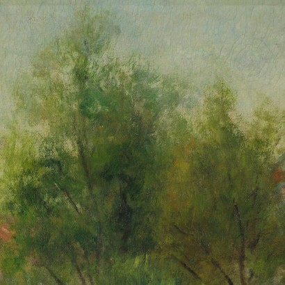 Paesaggio di Amerigo Canegrati-particolare