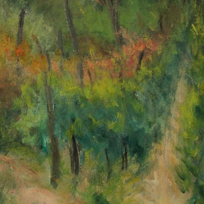 Paesaggio di Amerigo Canegrati-particolare