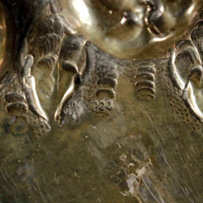 Centrotavola in argento-particolare