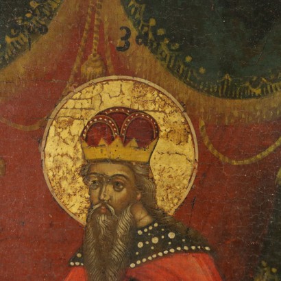 Icona, Presentazione di Maria al Tempio-particolare