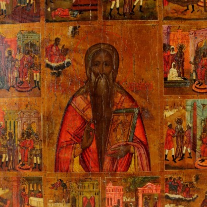 Icona di San Nicola-particolare