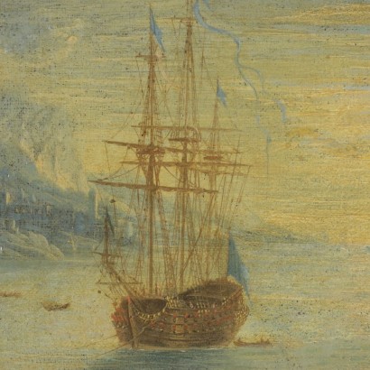 Veduta marina con torre-particolare