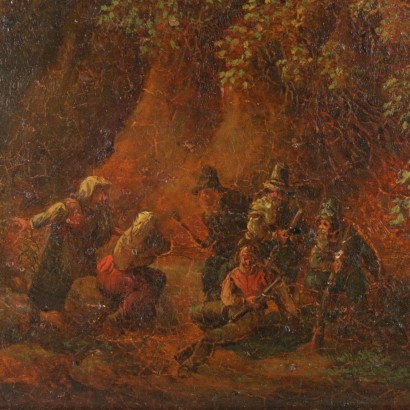 Genre scene of Luigi Wileneuve-particular