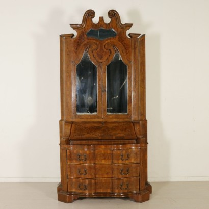 Antiquitäten, Sekretär, Antiker Sekretär, Antiker Sekretär, Antiker italienischer Sekretär, Antiker Sekretär, neoklassischer Sekretär, Sekretär aus dem 19. Jahrhundert